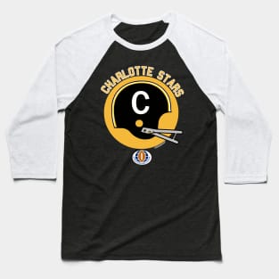 Charlotte Stars (World Football League) "C" Logo 1974 Baseball T-Shirt